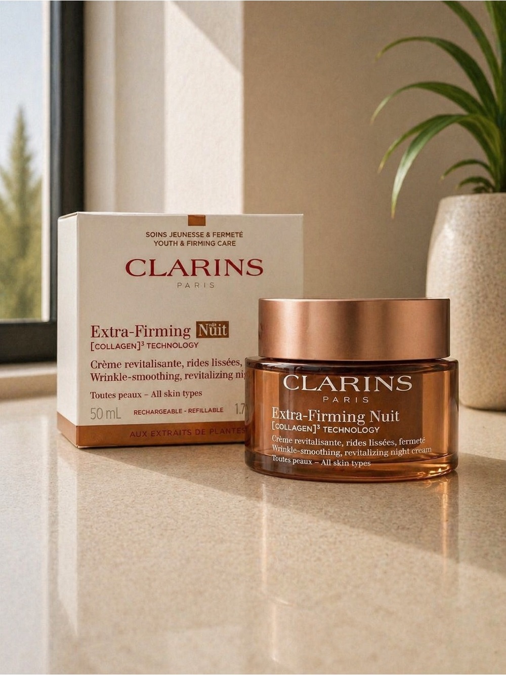 $110 New Clarins Extra Firming Night Cream - 50mL